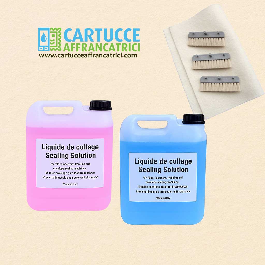 Liquido sigillante per imbustatrici postali e macchine affrancatrici