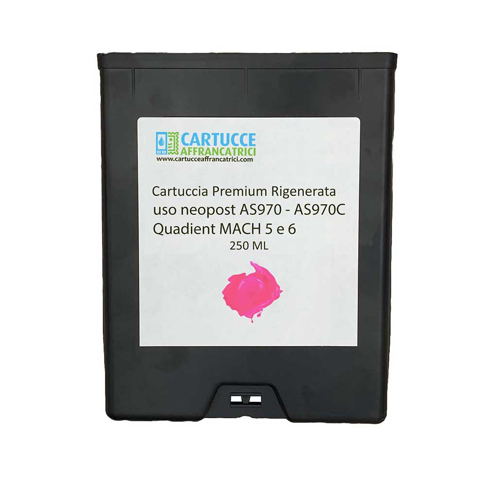 Cartuccia-Magenta-4156198X-mach-quadient-neopost-AS970-AS970C Cartuccia magenta rigenerata 4156198X per stampantii Quadient Neopost Mach AS970 AS970C